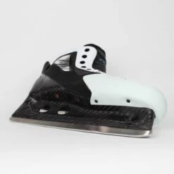 TRUE Senior One Piece Goalie Skates - Pro Stock - White Side/Toe - Size 11 -TrueForce Hockey Sales true goalie skates true senior one piece goalie skates pro stock white side toe size 11 11 15186419712066