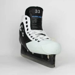 TRUE Senior One Piece Goalie Skates - Pro Stock - White Side/Toe - Size 7 -TrueForce Hockey Sales true goalie skates true senior one piece goalie skates pro stock white side toe size 7 7 15186415353922