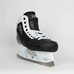 TRUE Senior Two Piece Goalie Skates - Pro Stock - White Side - "35" - Size 10 -TrueForce Hockey Sales true goalie skates true senior two piece goalie skates pro stock white side 35 size 10 10 15186422988866