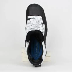 TRUE Senior Two Piece Goalie Skates - Pro Stock - White Side - "35" - Size 10 -TrueForce Hockey Sales true goalie skates true senior two piece goalie skates pro stock white side 35 size 10 10 15186423054402