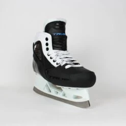 TRUE Senior Two Piece Goalie Skates - Pro Stock - White Side - Size 7 -TrueForce Hockey Sales true goalie skates true senior two piece goalie skates pro stock white side size 7 7 15186435342402