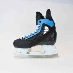 TRUE Player Junior Hockey Skates - Pro Stock - VH Holder - Blue Side - Size 4 -TrueForce Hockey Sales true hockey skates true player junior hockey skates pro stock vh holder blue side size 4 4 r standard 15186620448834