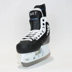 TRUE Player Junior Hockey Skates - Pro Stock - VH Holder - White Side - "NAT" - Size 5 -TrueForce Hockey Sales true hockey skates true player junior hockey skates pro stock vh holder white side nat size 5 5 r standard 15186595610690