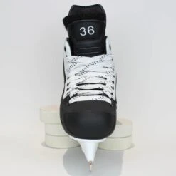 TRUE Player Junior Hockey Skates - Pro Stock - VH Holder - White Side - Size 4 -TrueForce Hockey Sales true hockey skates true player junior hockey skates pro stock vh holder white side size 4 4 r standard 15186594103362