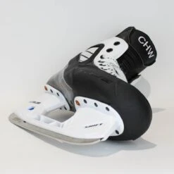 TRUE Player Senior Hockey Skates - Pro Stock - Shift Holder - White Side - "CHW" - Size 7 -TrueForce Hockey Sales true hockey skates true player senior hockey skates pro stock shift holder white side chw size 7 7 r standard 15187116359746