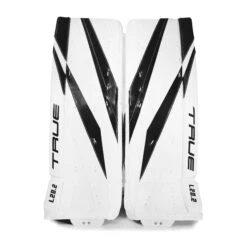 TRUE L20.2 Senior Goalie Leg Pads - Stock -TrueForce Hockey Sales true leg pads true l20 2 senior goalie leg pads stock white black 35 2 29990916554818